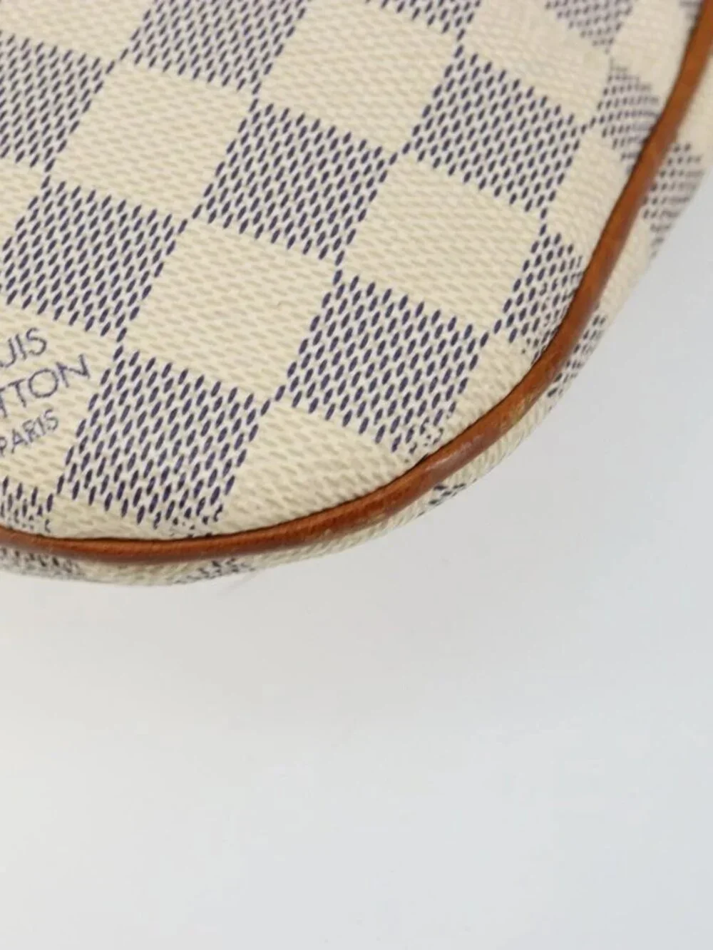 LOUIS VUITTON Damier Azur Pochette Bosphore Shoulder Bag N51112 LV Auth BA7009 - Picture 5 of 16